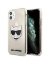 Etui Karl Lagerfeld KLHCN61CHTUGLGO Apple iPhone 11 złoty/gold hardcase Glitter Choupette