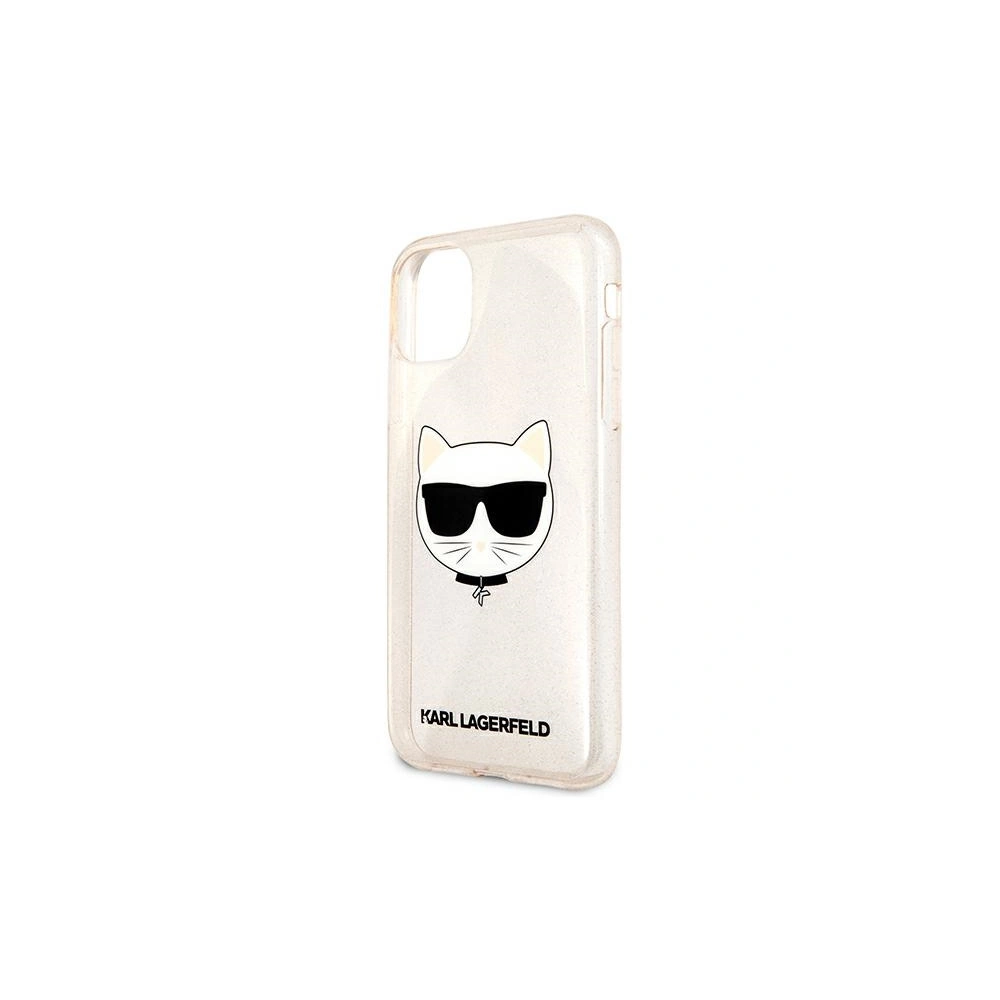 Hurtownia GSM - Etui Karl Lagerfeld KLHCN61CHTUGLGO Apple iPhone 11 złoty/gold hardcase Glitter Choupette - KLD515GLD - {ean13} - Hurt