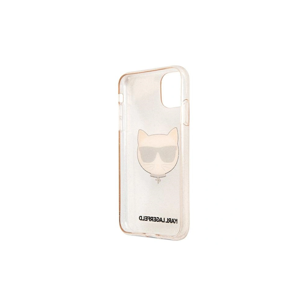 Hurtownia GSM - Etui Karl Lagerfeld KLHCN61CHTUGLGO Apple iPhone 11 złoty/gold hardcase Glitter Choupette - KLD515GLD - {ean13} - Hurt