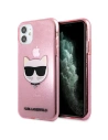 Etui Karl Lagerfeld KLHCN61CHTUGLP Apple iPhone 11 różowy/pink hardcase Glitter Choupette