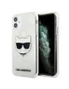 Etui Karl Lagerfeld KLHCN61CHTUGLS Apple iPhone 11 srebrny/silver hardcase Glitter Choupette
