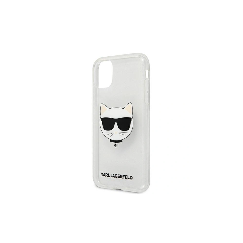 Hurtownia GSM - Etui Karl Lagerfeld KLHCN61CHTUGLS Apple iPhone 11 srebrny/silver hardcase Glitter Choupette - KLD517SLV - {ean13} - Hurt