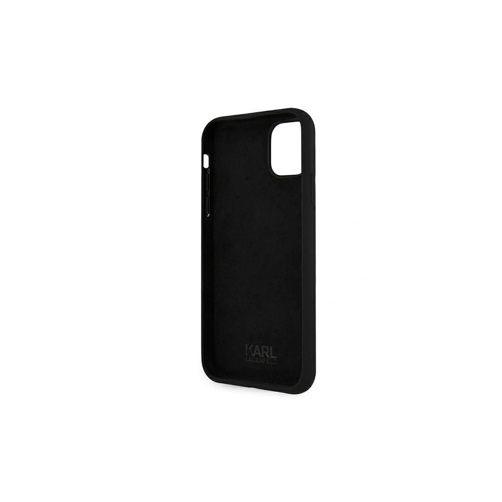 Wholesale Karl Lagerfeld KLHCN61SILTTBK Apple iPhone 11 Silicone Ikonik Outline black - KLD518BLK - {ean13} - Hurt