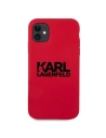 Wholesale Karl Lagerfeld KLHCN61SLKLRE Apple iPhone 11 Silicone Stack Logo red - KLD519RED - {ean13} - Hurt