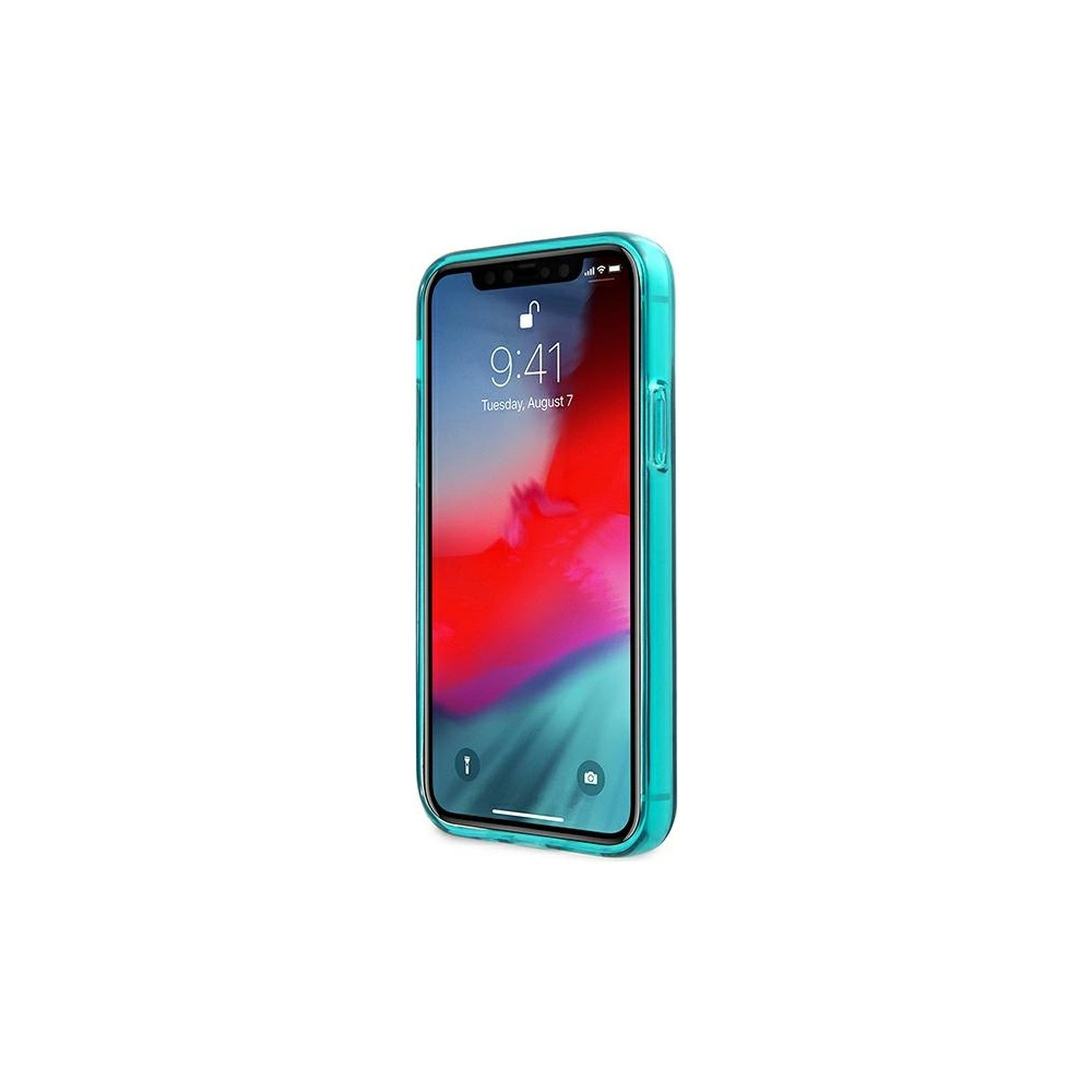 Hurtownia GSM - Etui Karl Lagerfeld KLHCP12LCHTRB Apple iPhone 12 Pro Max niebieski/blue hardcase Glitter Choupette Fluo - KLD520BLU - {ean13} - Hurt