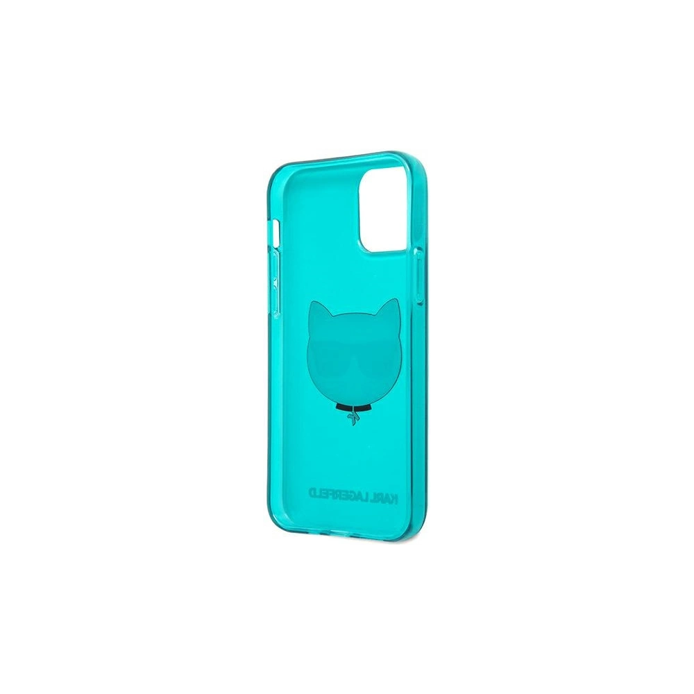 Hurtownia GSM - Etui Karl Lagerfeld KLHCP12LCHTRB Apple iPhone 12 Pro Max niebieski/blue hardcase Glitter Choupette Fluo - KLD520BLU - {ean13} - Hurt