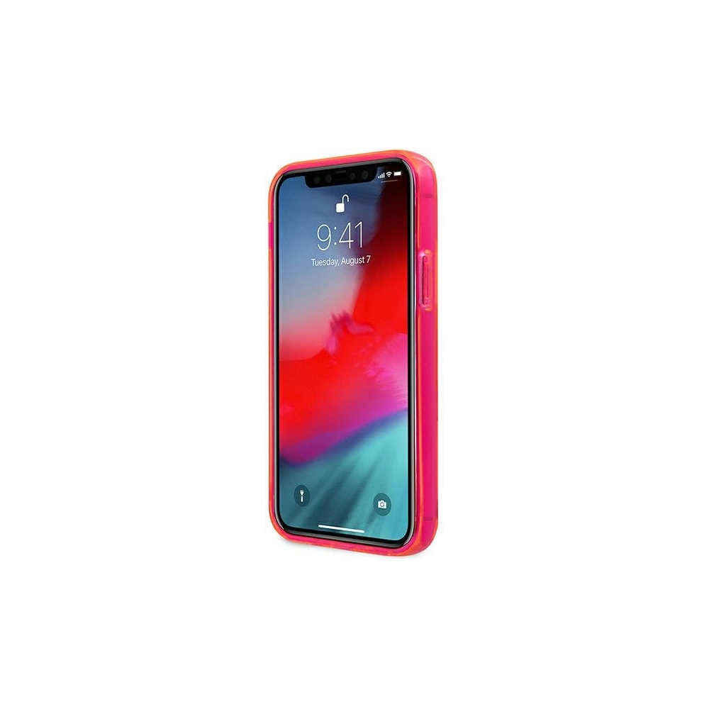 Hurtownia GSM - Etui Karl Lagerfeld KLHCP12LCHTRP Apple iPhone 12 Pro Max różowy/pink hardcase Glitter Choupette Fluo - KLD522PNK - {ean13} - Hurt