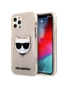 Karl Lagerfeld KLHCP12LCHTUGLGO Apple iPhone 12 Pro Max gold hardcase Glitter Choupette