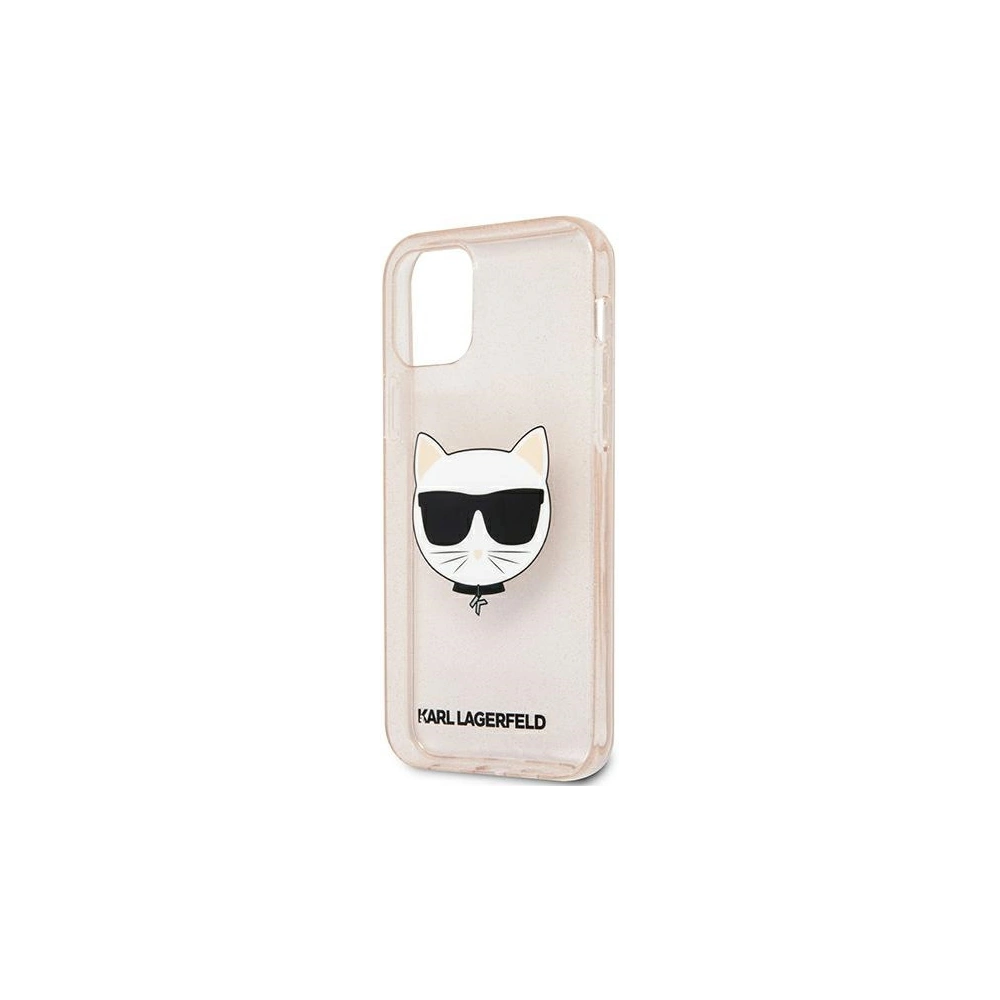 Hurtownia GSM - Etui Karl Lagerfeld KLHCP12LCHTUGLGO Apple iPhone 12 Pro Max złoty/gold hardcase Glitter Choupette - KLD523GLD - {ean13} - Hurt