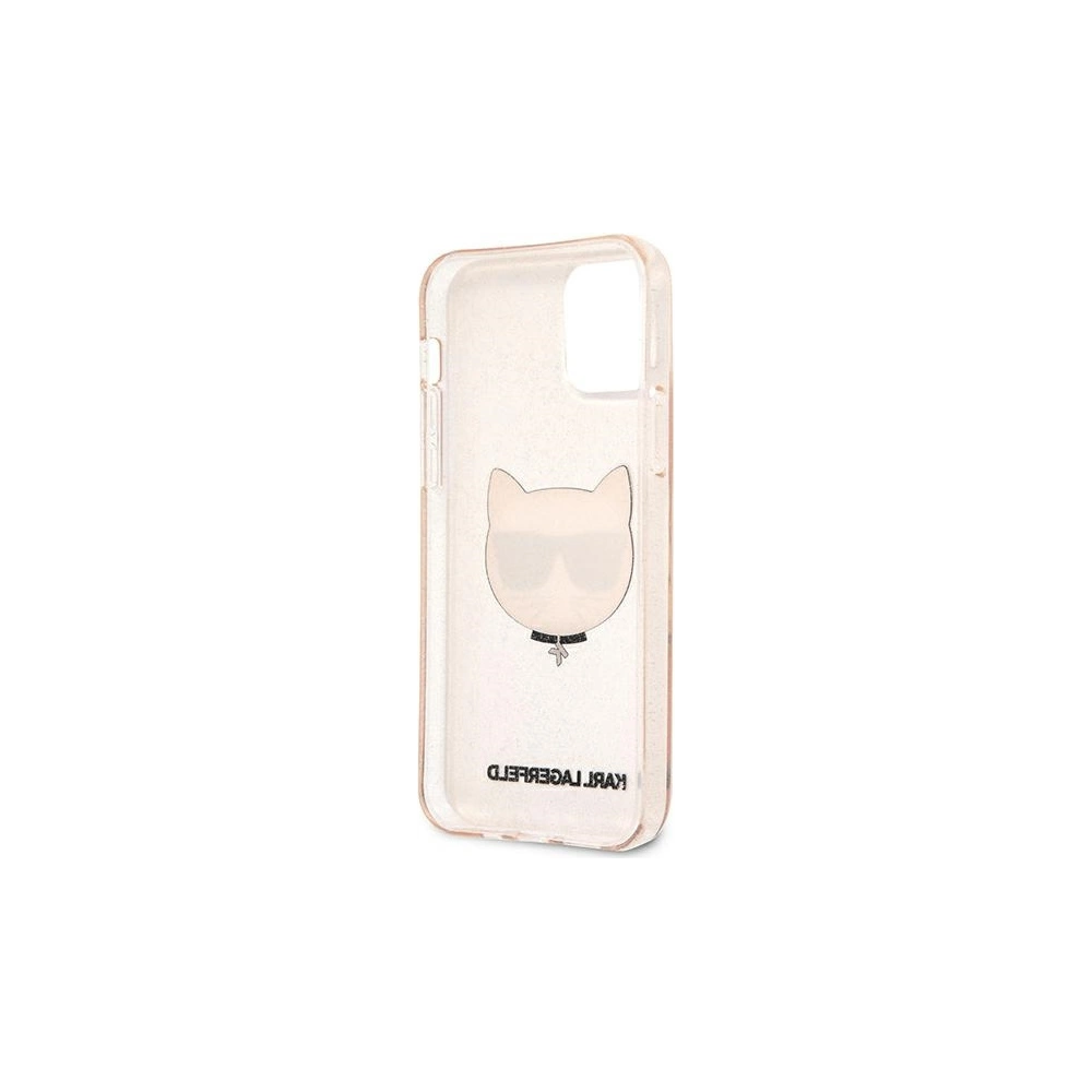 Wholesale Karl Lagerfeld KLHCP12LCHTUGLGO Apple iPhone 12 Pro Max gold hardcase Glitter Choupette - KLD523GLD - {ean13} - Hurt