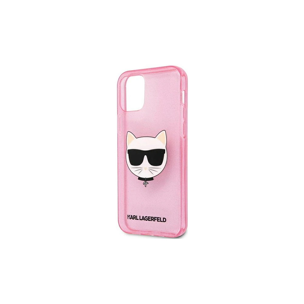 Hurtownia GSM - Etui Karl Lagerfeld KLHCP12LCHTUGLP Apple iPhone 12 Pro Max różowy/pink hardcase Glitter Choupette - KLD524PNK - {ean13} - Hurt