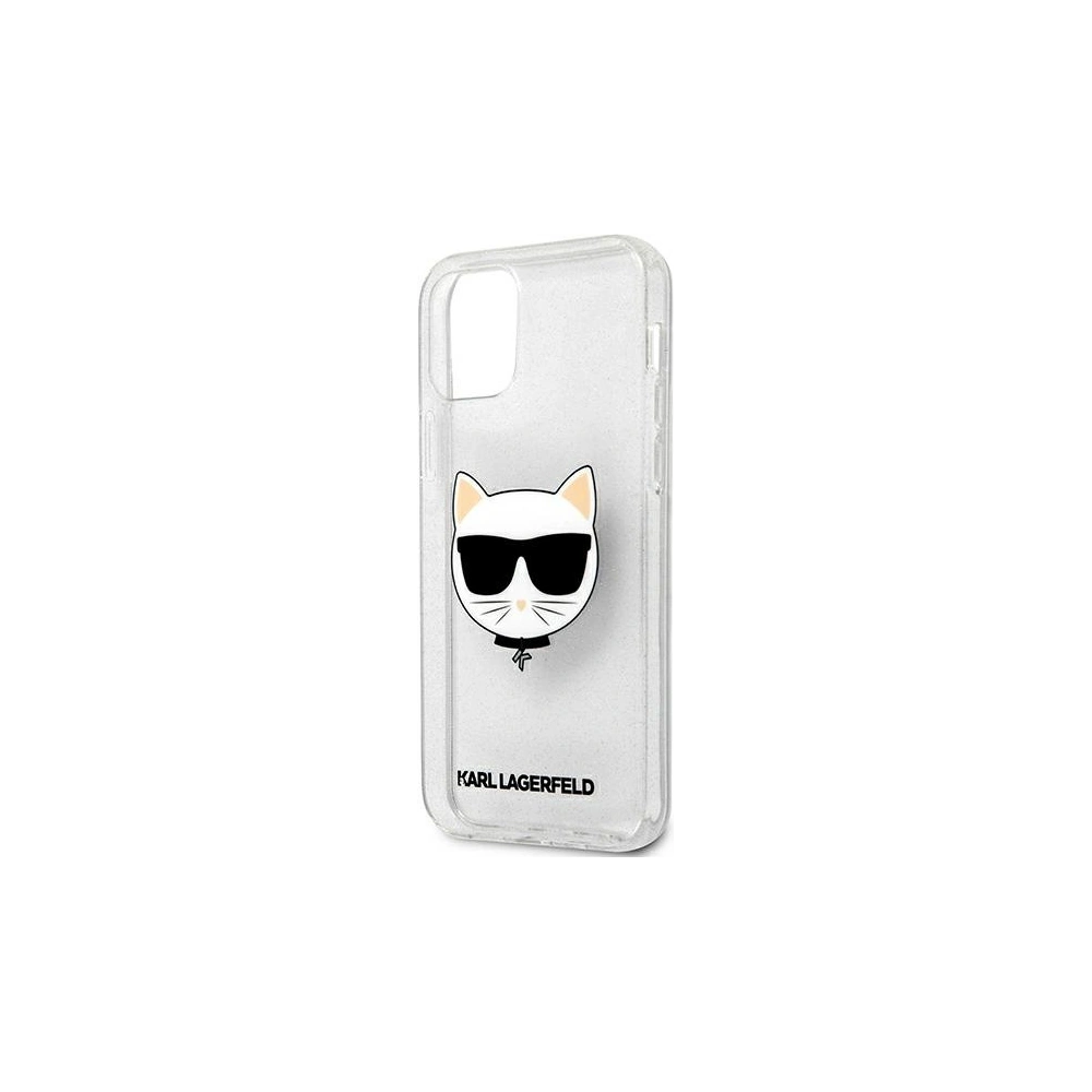 Hurtownia GSM - Etui Karl Lagerfeld KLHCP12LCHTUGLS Apple iPhone 12 Pro Max srebrny/silver hardcase Glitter Choupette - KLD525SLV - {ean13} - Hurt