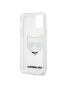 Wholesale Karl Lagerfeld KLHCP12LCHTUGLS Apple iPhone 12 Pro Max silver hardcase Glitter Choupette - KLD525SLV - {ean13} - Hurt