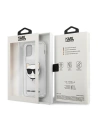 Wholesale Karl Lagerfeld KLHCP12LCHTUGLS Apple iPhone 12 Pro Max silver hardcase Glitter Choupette - KLD525SLV - {ean13} - Hurt