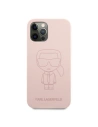 Hurtownia GSM - Etui Karl Lagerfeld KLHCP12LSILTTPI Apple iPhone 12 Pro Max Silicone Ikonik Outline růžový/pink - KLD526PNK - {ean13} - Hurt