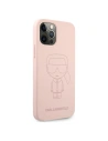 Hurtownia GSM - Etui Karl Lagerfeld KLHCP12LSILTTPI Apple iPhone 12 Pro Max Silicone Ikonik Outline różowy/pink - KLD526PNK - {ean13} - Hurt