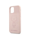 Hurtownia GSM - Etui Karl Lagerfeld KLHCP12LSILTTPI Apple iPhone 12 Pro Max Silicone Ikonik Outline růžový/pink - KLD526PNK - {ean13} - Hurt