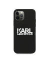 Wholesale Karl Lagerfeld KLHCP12LSLKLRBK Apple iPhone 12 Pro Max Silicone Stack Logo black - KLD527BLK - {ean13} - Hurt