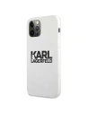 Hurtownia GSM - Etui Karl Lagerfeld KLHCP12LSLKLWH Apple iPhone 12 Pro Max Silicone Stack Logo bílý/white - KLD528WHT - {ean13} - Hurt