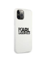 Hurtownia GSM - Etui Karl Lagerfeld KLHCP12LSLKLWH Apple iPhone 12 Pro Max Silicone Stack Logo bílý/white - KLD528WHT - {ean13} - Hurt
