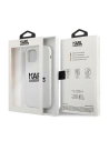Hurtownia GSM - Etui Karl Lagerfeld KLHCP12LSLKLWH Apple iPhone 12 Pro Max Silicone Stack Logo bílý/white - KLD528WHT - {ean13} - Hurt