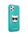 Hurtownia GSM - Etui Karl Lagerfeld KLHCP12MCHTRB Apple iPhone 12/12 Pro niebieski/blue hardcase Glitter Choupette Fluo - KLD529BLU - {ean13} - Hurt