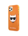 Hurtownia GSM - Etui Karl Lagerfeld KLHCP12MCHTRO Apple iPhone 12/12 Pro pomarańczowy/orange hardcase Glitter Choupette Fluo - KLD530ORG - {ean13} - Hurt