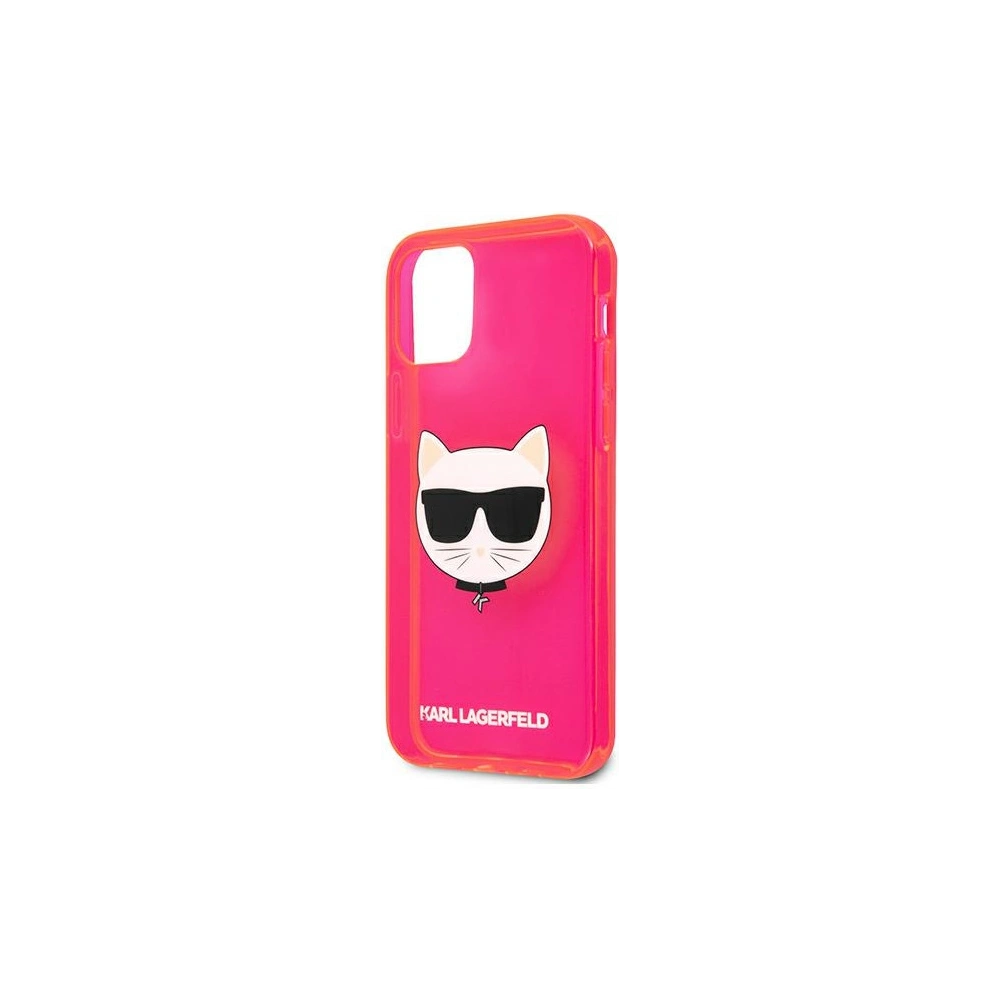 Hurtownia GSM - Etui Karl Lagerfeld KLHCP12MCHTRP Apple iPhone 12/12 Pro różowy/pink hardcase Glitter Choupette Fluo - KLD531PNK - {ean13} - Hurt