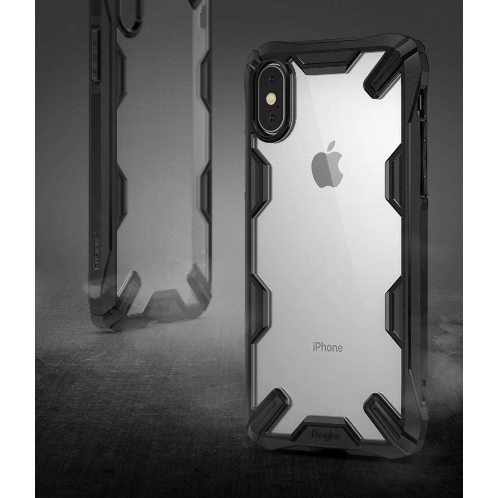 Hurtownia GSM - Etui Ringke Fusion-X iPhone XS Max 6.5 Černá - RGK745BLK - {ean13} - Hurt