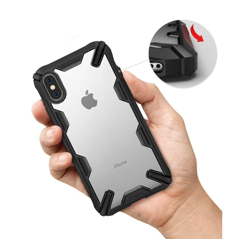Hurtownia GSM - Etui Ringke Fusion-X iPhone XS Max 6.5 Černá - RGK745BLK - {ean13} - Hurt