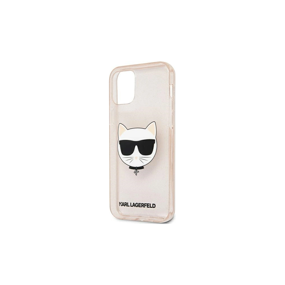Hurtownia GSM - Etui Karl Lagerfeld KLHCP12MCHTUGLGO Apple iPhone 12/12 Pro złoty/gold hardcase Glitter Choupette - KLD532GLD - {ean13} - Hurt