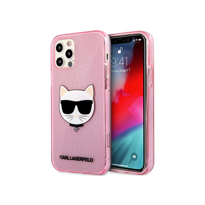 Hurtownia Karl Lagerfeld - 3666339002664 - KLD533PNK - Etui Karl Lagerfeld KLHCP12MCHTUGLP Apple iPhone 12/12 Pro różowy/pink hardcase Glitter Choupette - B2B homescreen
