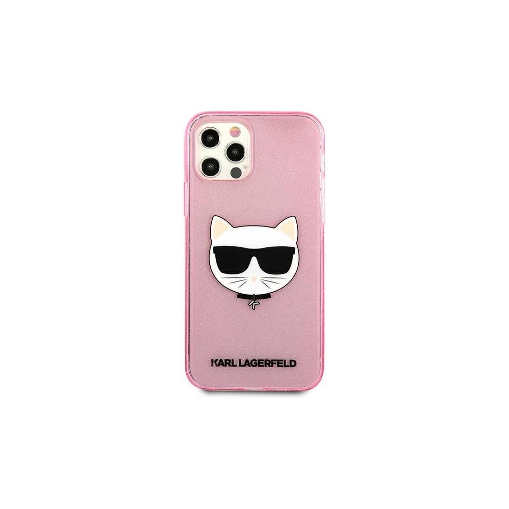 Hurtownia GSM - Etui Karl Lagerfeld KLHCP12MCHTUGLP Apple iPhone 12/12 Pro różowy/pink hardcase Glitter Choupette - KLD533PNK - {ean13} - Hurt