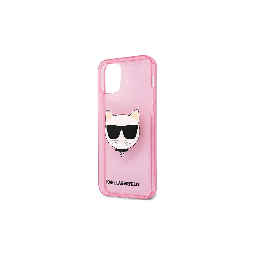 Hurtownia GSM - Etui Karl Lagerfeld KLHCP12MCHTUGLP Apple iPhone 12/12 Pro różowy/pink hardcase Glitter Choupette - KLD533PNK - {ean13} - Hurt