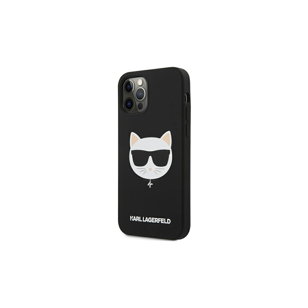 Wholesale Karl Lagerfeld KLHCP12MSLCHBK Apple iPhone 12/12 Pro hardcase black Silicone Choupette - KLD535BLK - {ean13} - Hurt