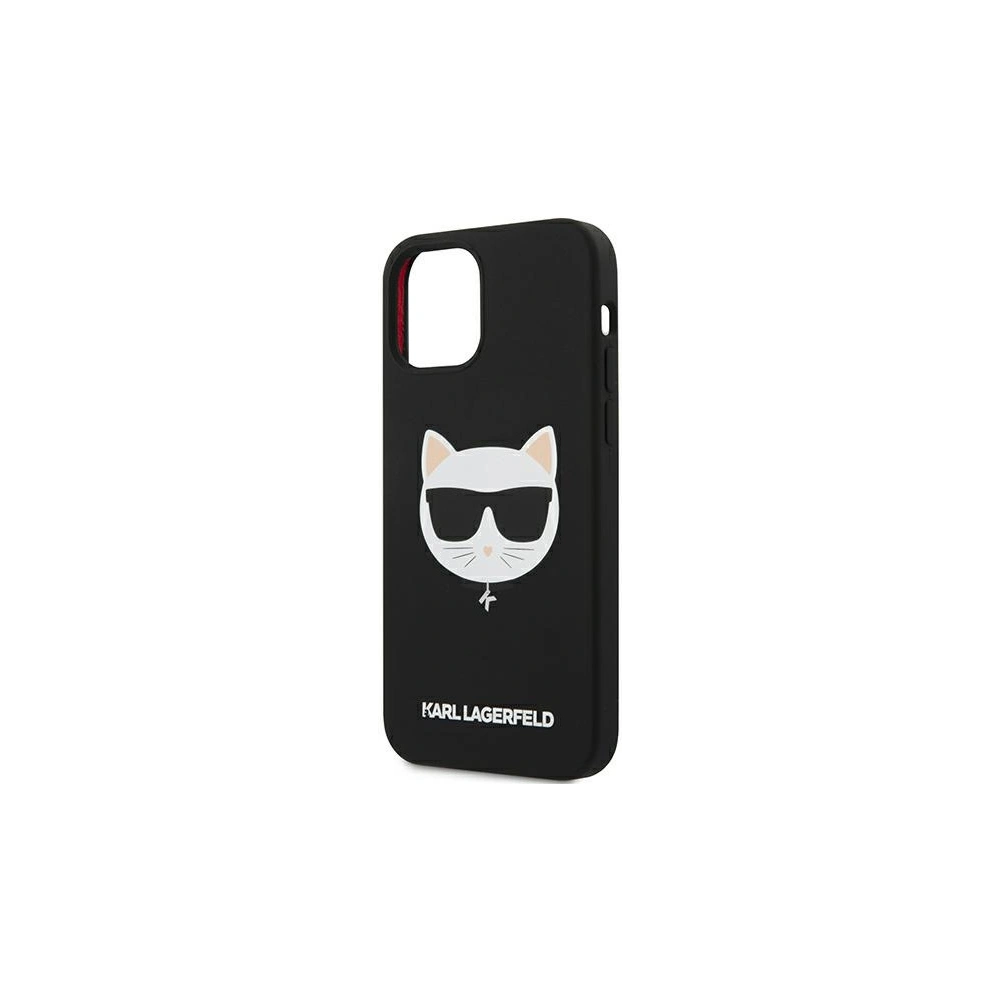 Hurtownia GSM - Etui Karl Lagerfeld KLHCP12MSLCHBK Apple iPhone 12/12 Pro hardcase czarny/black Silicone Choupette - KLD535BLK - {ean13} - Hurt