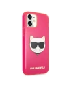 Hurtownia GSM - Etui Karl Lagerfeld KLHCP12SCHTRP Apple iPhone 12 mini różowy/pink hardcase Glitter Choupette Fluo - KLD536PNK - {ean13} - Hurt