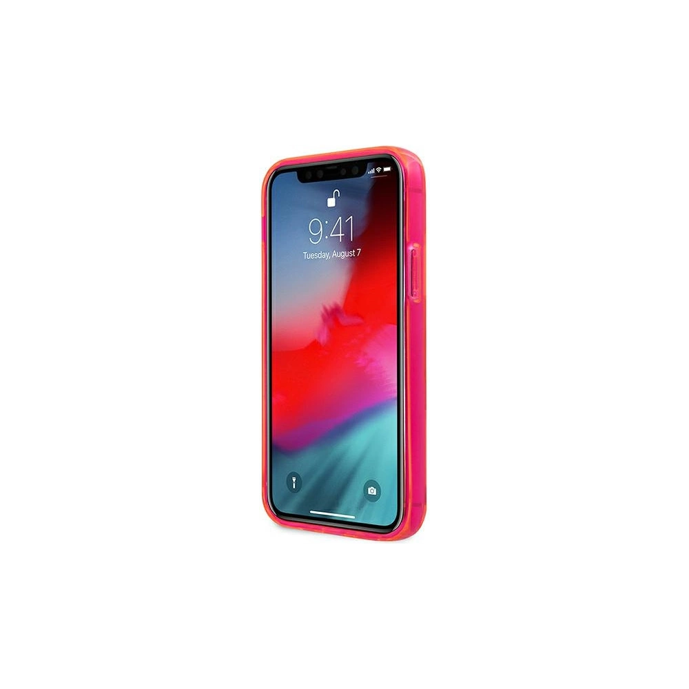 Hurtownia GSM - Etui Karl Lagerfeld KLHCP12SCHTRP Apple iPhone 12 mini różowy/pink hardcase Glitter Choupette Fluo - KLD536PNK - {ean13} - Hurt
