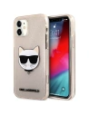 Etui Karl Lagerfeld KLHCP12SCHTUGLGO Apple iPhone 12 mini złoty/gold hardcase Glitter Choupette