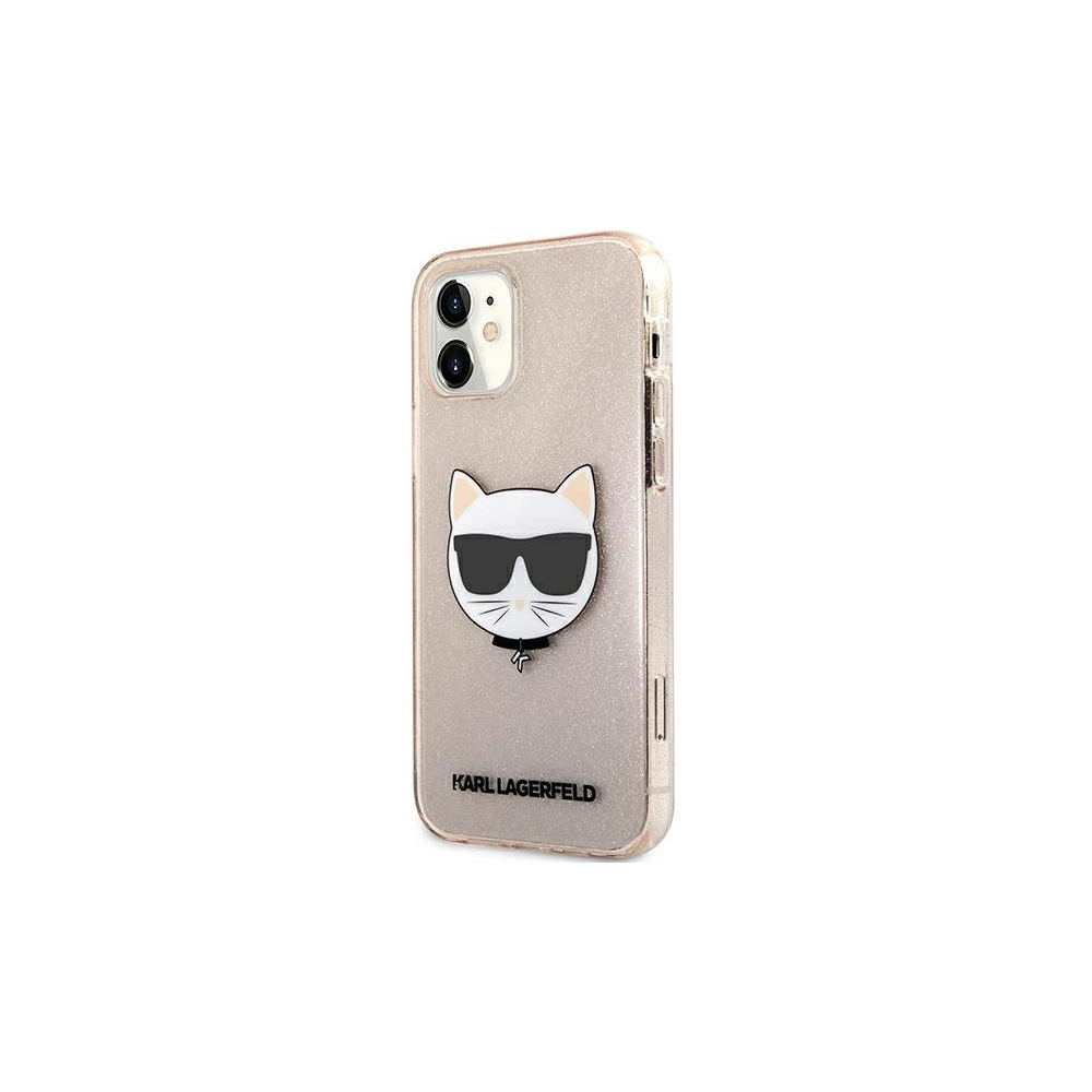 Hurtownia GSM - Etui Karl Lagerfeld KLHCP12SCHTUGLGO Apple iPhone 12 mini zlatý/gold hardcase Glitter Choupette - KLD537GLD - {ean13} - Hurt
