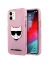 Etui Karl Lagerfeld KLHCP12SCHTUGLP Apple iPhone 12 mini różowy/pink hardcase Glitter Choupette