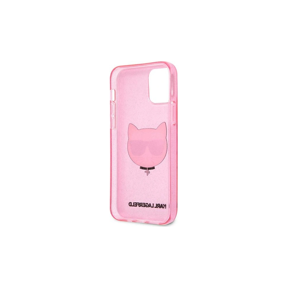 Hurtownia GSM - Etui Karl Lagerfeld KLHCP12SCHTUGLP Apple iPhone 12 mini růžový/pink hardcase Glitter Choupette - KLD538PNK - {ean13} - Hurt