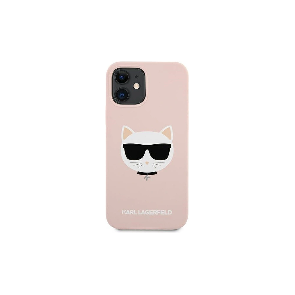 Hurtownia GSM - Etui Karl Lagerfeld KLHCP12SSLCHLP Apple iPhone 12 mini hardcase jasno różowy/light pink Silicone Choupette - KLD540PNK - {ean13} - Hurt