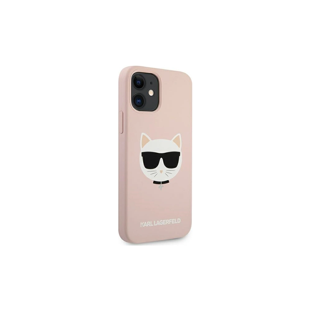 Hurtownia GSM - Etui Karl Lagerfeld KLHCP12SSLCHLP Apple iPhone 12 mini hardcase jasno różowy/light pink Silicone Choupette - KLD540PNK - {ean13} - Hurt