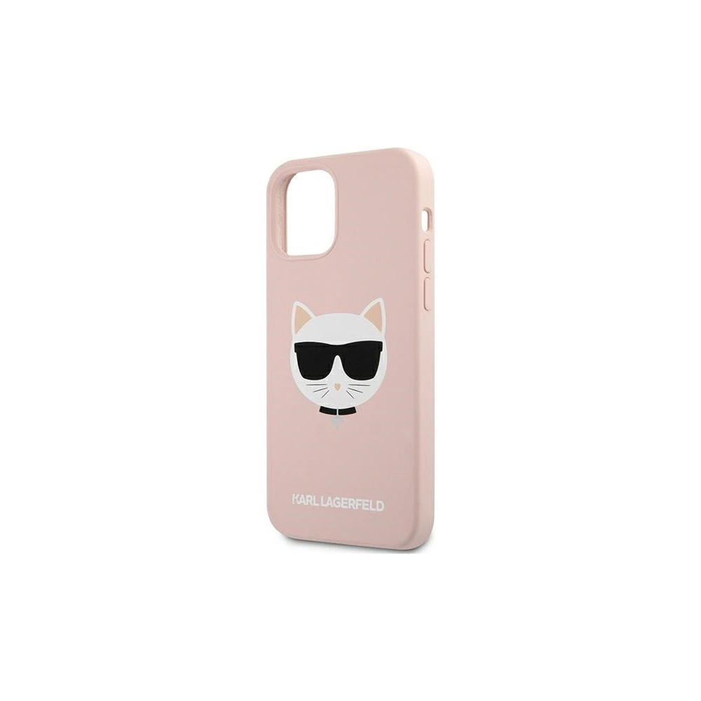 Hurtownia GSM - Etui Karl Lagerfeld KLHCP12SSLCHLP Apple iPhone 12 mini hardcase jasno różowy/light pink Silicone Choupette - KLD540PNK - {ean13} - Hurt