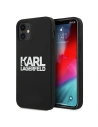Karl Lagerfeld KLHCP12SSLKLRBK Apple iPhone 12 mini Silicone Stack Logo black