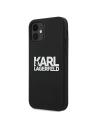 Hurtownia GSM - Etui Karl Lagerfeld KLHCP12SSLKLRBK Apple iPhone 12 mini Silicone Stack Logo černý/black - KLD541BLK - {ean13} - Hurt