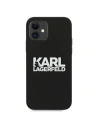 Hurtownia GSM - Etui Karl Lagerfeld KLHCP12SSLKLRBK Apple iPhone 12 mini Silicone Stack Logo černý/black - KLD541BLK - {ean13} - Hurt