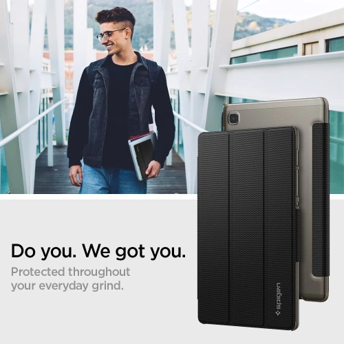 Etui Spigen Liquid Air Folio Samsung Galaxy Tab A7 Lite 8.7 Black
