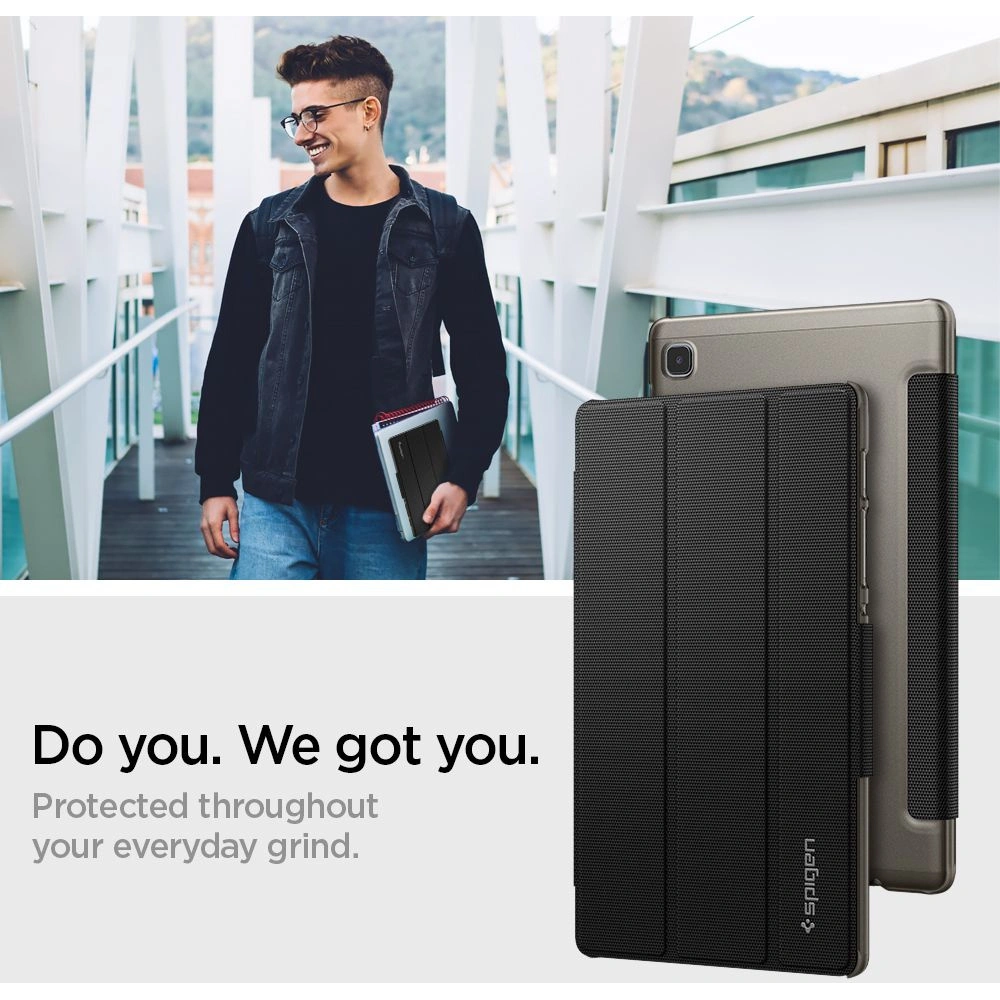 Hurtownia GSM - Etui Spigen Liquid Air Folio Samsung Galaxy Tab A7 Lite 8.7 Černé - SPN1630BLK - {ean13} - Hurt